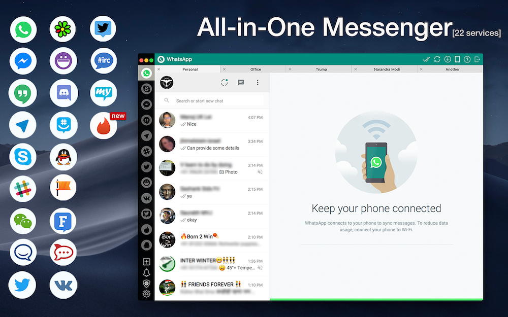 one messenger for all