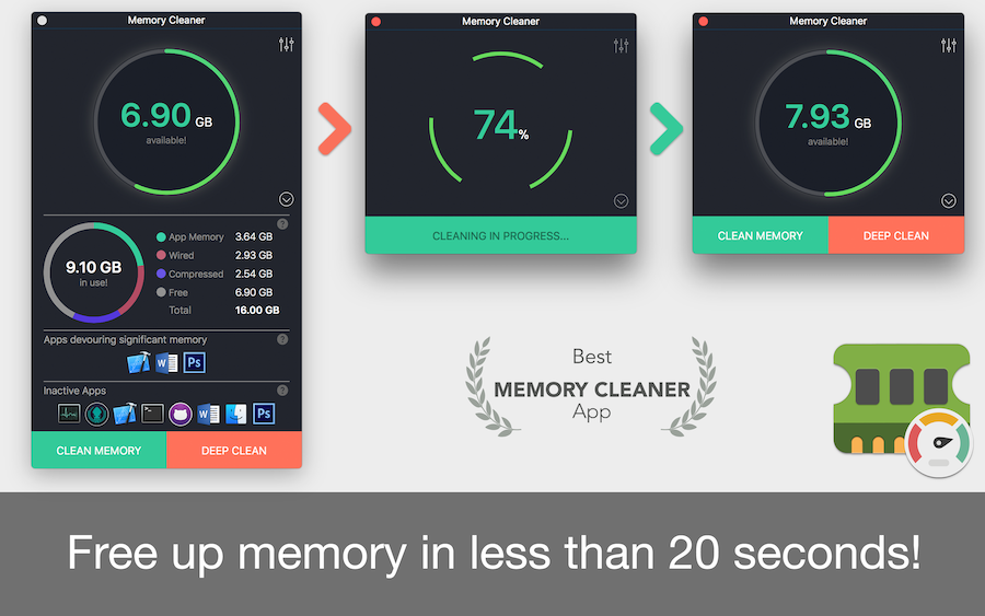 cleaner memory